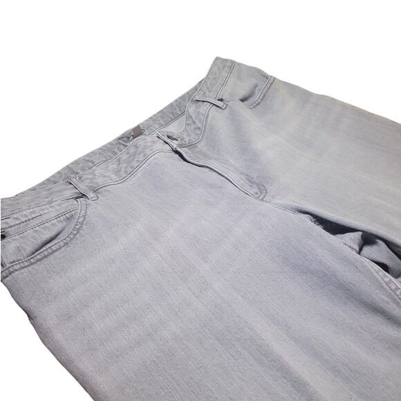 J. Jill Slim Leg Mid Rise Gray Denim Jeans Stretch Sz 16 EUC - Picture 4 of 8